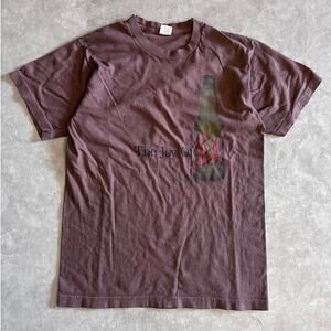 90s Vintage Dos Equis Beer Funny Dyed Brown T Shirt Size L